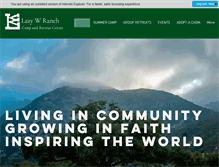 Tablet Screenshot of lazywranch.org
